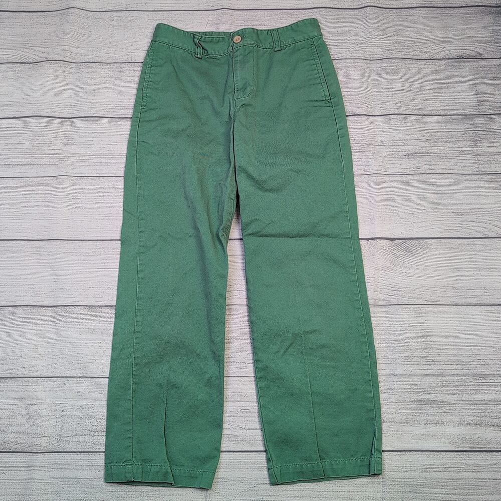 12 Vineyard Vines Green Twill Pants